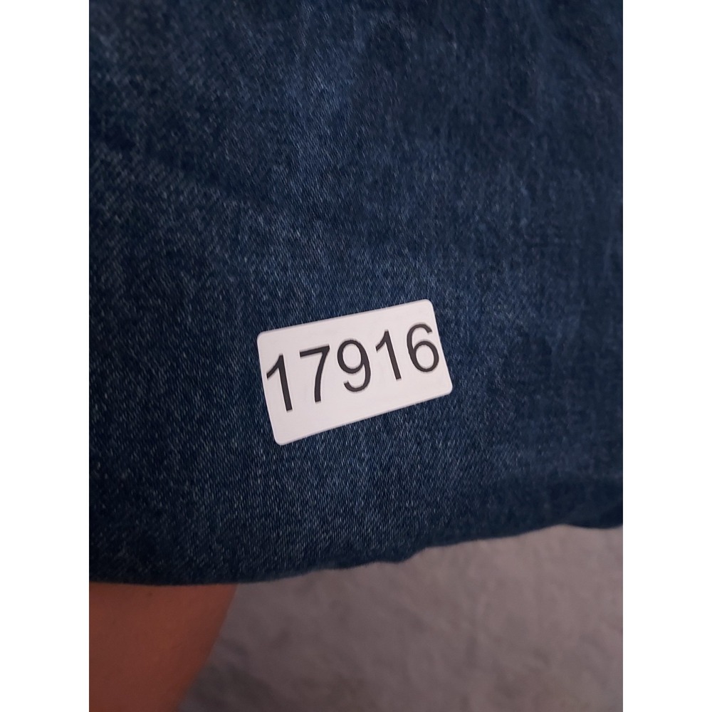 Levis 501xx Jeans Mens 34x32 Button Fly Original Fit Dark Wash Blue Denim Casual - Picture 15 of 15